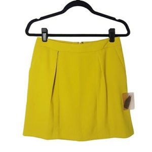 FOREVER 21 Lime Pleated Short Skirt Small NWT
